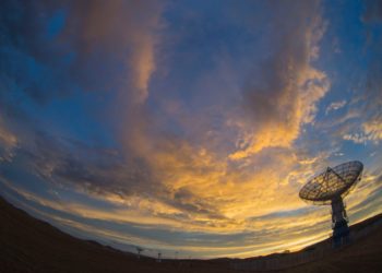 晚霞－中国国家天文台内蒙古明安图观测站 Sunset – China National Observatory Inner Mongolia Ming An Tu Observation Station