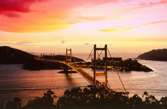 青马大桥 tsing ma bridge